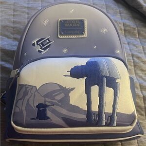 Disney Parks 2025 Star Wars Hoth At-At Walker Echo Base Backpack Bag Loungefly